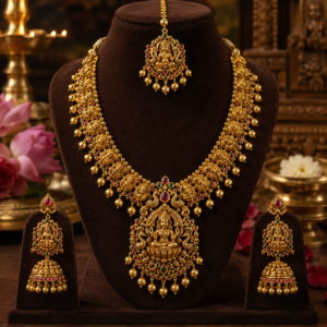 Traditional Temple Necklace Set
